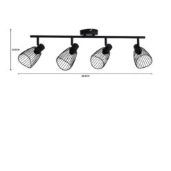 Elements Jaula 4 Light Semi Flush Spotlight Bar -Elements 1000182572 alt07