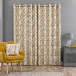 Elements Triangles Eyelet Curtains -Elements 30668091 alt04