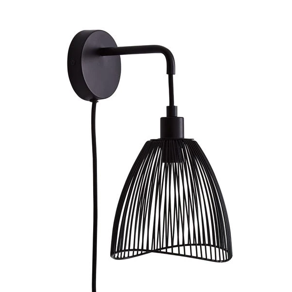 Elements Jaula Rattan Plug In Wall Light 21 Elements Jaula Rattan Plug In Wall Light - Image 19