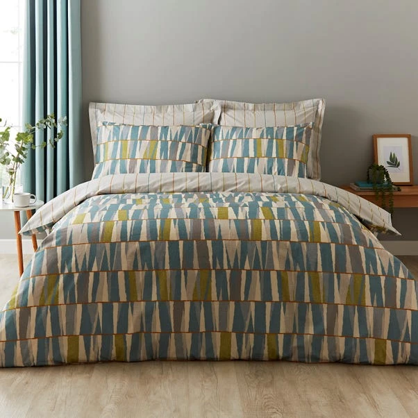 Elements Kolla Blue Duvet Cover And Pillowcase Set 13 Elements Kolla Blue Duvet Cover And Pillowcase Set - Image 11