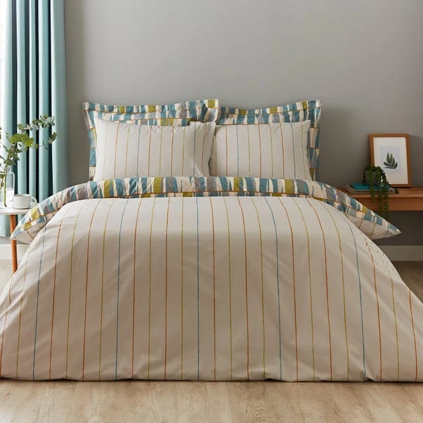 Elements Kolla Blue Duvet Cover And Pillowcase Set 5 Elements Kolla Blue Duvet Cover And Pillowcase Set - Image 3