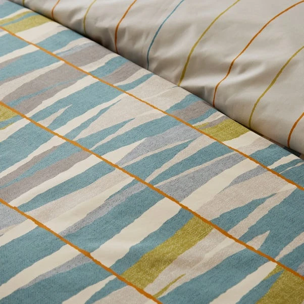 Elements Kolla Blue Duvet Cover And Pillowcase Set 7 Elements Kolla Blue Duvet Cover And Pillowcase Set - Image 5