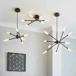 Elements Fontain 6 Light Semi Flush Ceiling Light -Elements 30752916 alt06
