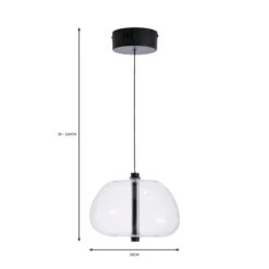 Elements Bjork Integrated LED Pendant Light -Elements 30753355 alt07