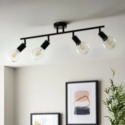 Elements Koppla 4 Light Semi Flush Spotlight Bar -Elements 30754835 alt01