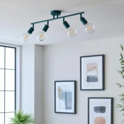 Elements Koppla 4 Light Semi Flush Spotlight Bar -Elements 30754846 alt03