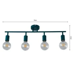 Elements Koppla 4 Light Semi Flush Spotlight Bar -Elements 30754846 alt06