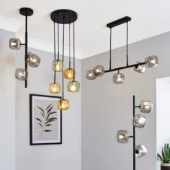 Elements Tollose 4 Light Semi Flush Ceiling Light -Elements 30768646 alt09