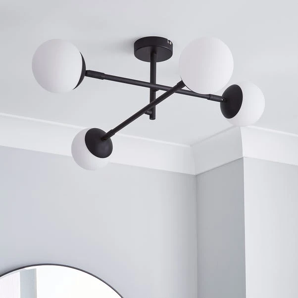 Elements Tela 4 Light Semi Flush Bathroom Ceiling Light 22 Elements Tela 4 Light Semi Flush Bathroom Ceiling Light - Image 20