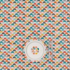 By The Metre Elements Skandi Oil Cloth Ochre