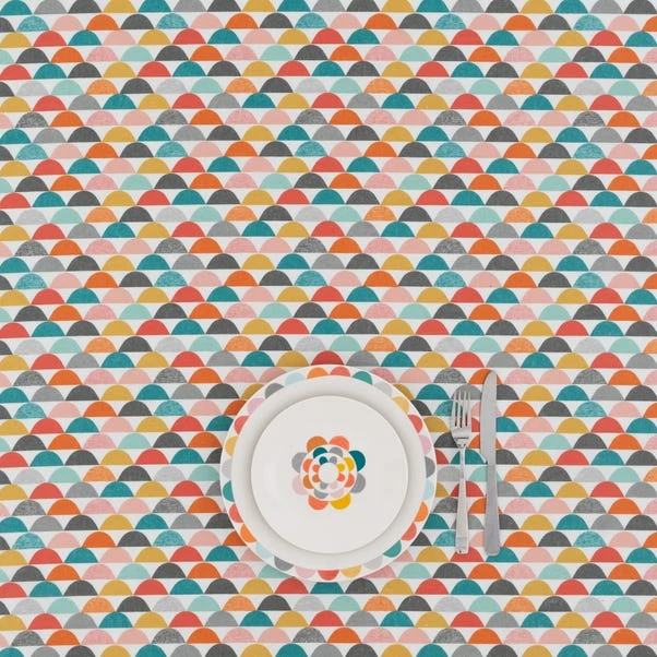 By The Metre Elements Skandi Oil Cloth Ochre 3 By The Metre Elements Skandi Oil Cloth Ochre