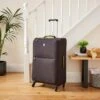Elements Grey And Ochre Soft Shell Suitcase 2 Elements Grey And Ochre Soft Shell Suitcase -Elements 30793136