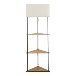 Elements Element Sunds Corner Shelved Floor Lamp Light Wood -Elements 30802425 alt04