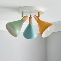 Elements Wolston 3 Light Semi Flush Spotlight 23 Elements Wolston 3 Light Semi Flush Spotlight -Elements 30856961 alt01