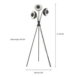Elements Levi Tripod 3 Light Metal Floor Lamp 11 Elements Levi Tripod 3 Light Metal Floor Lamp -Elements 30869721 alt08