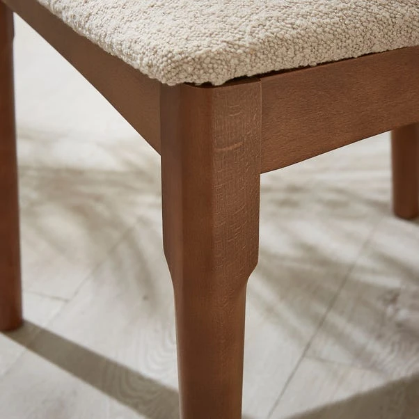 Elements Alva Dining Chair, Warm Sand Boucle 6 Elements Alva Dining Chair, Warm Sand Boucle - Image 4
