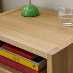 Elements Holmes Compact Bedside Table, Oak -Elements 30893708 alt03