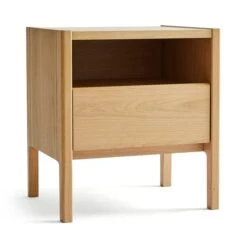 Elements Holmes Compact Bedside Table, Oak -Elements 30893708 alt05