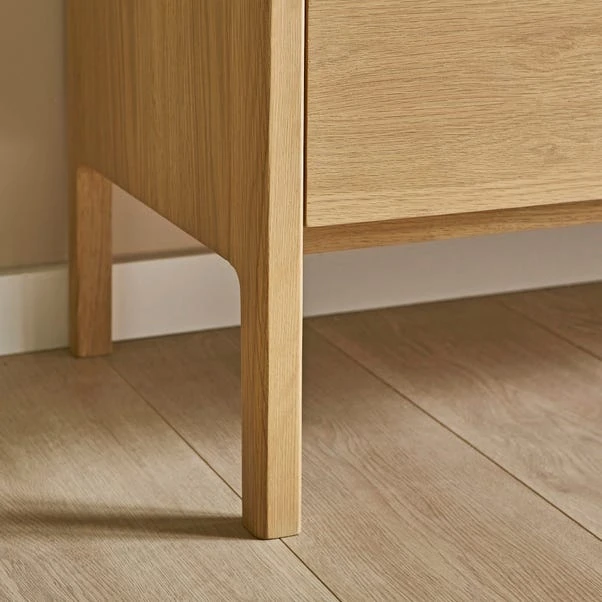 Elements Holmes Extra Wide TV Unit For TVs Up To 80", Oak 8 Elements Holmes Extra Wide TV Unit For TVs Up To 80", Oak - Image 6