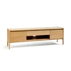 Elements Holmes Extra Wide TV Unit For TVs Up To 80", Oak 15 Elements Holmes Extra Wide TV Unit For TVs Up To 80", Oak -Elements 30893746 alt08