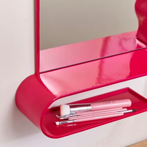 Elements Squoval Wall Mirror With Curling Shelf 3 Elements Squoval Wall Mirror With Curling Shelf - Image 2