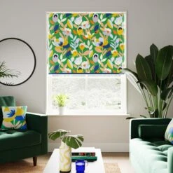 Elements Fieldsley Floral Green Blackout Roller Blind 32 Elements Fieldsley Floral Green Blackout Roller Blind -Elements 30893985