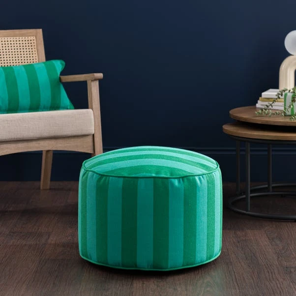 Elements Sutton Stripe Pouffe 3 Elements Sutton Stripe Pouffe