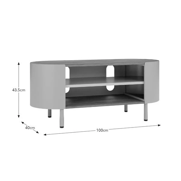 Elements Griffin Compact Corner TV Unit For TVs Up To 42" 9 Elements Griffin Compact Corner TV Unit For TVs Up To 42" - Image 7