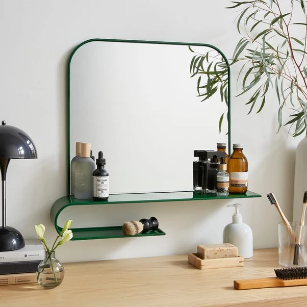 Elements Squoval Wall Mirror With Curling Shelf 14 Elements Squoval Wall Mirror With Curling Shelf - Image 13
