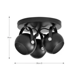 Elements Olympya 3 Light Adjustable Semi Flush Spotlight 14 Elements Olympya 3 Light Adjustable Semi Flush Spotlight -Elements 30894869 alt08