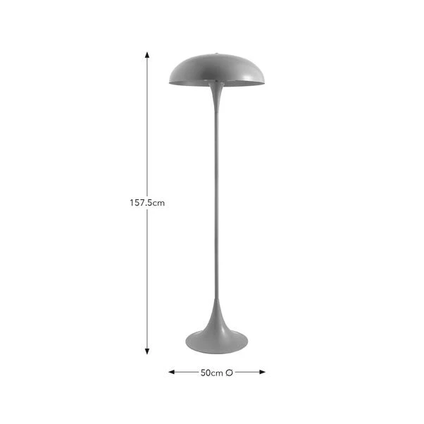 Elements Lennon 2 Light Floor Lamp 8 Elements Lennon 2 Light Floor Lamp - Image 6