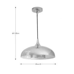 Elements Lennon 2 Tier Dome Pendant Light -Elements 30898669 alt08