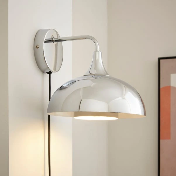 Elements Lennon 2 Tier Dome Plug In Wall Light 9 Elements Lennon 2 Tier Dome Plug In Wall Light - Image 7