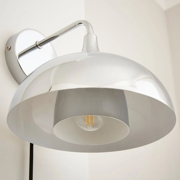 Elements Lennon 2 Tier Dome Plug In Wall Light 11 Elements Lennon 2 Tier Dome Plug In Wall Light - Image 9