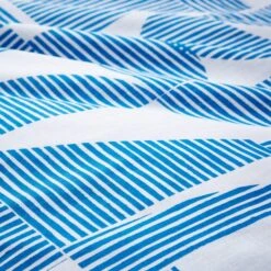 Elements Ezra Blue Cotton Duvet Cover And Pillowcase Set 27 Elements Ezra Blue Cotton Duvet Cover And Pillowcase Set -Elements 30902471 alt05