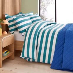Elements Bold Stripe Cotton Duvet Cover And Pillowcase Set 37 Elements Bold Stripe Cotton Duvet Cover And Pillowcase Set -Elements 30902545 alt06