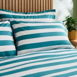 Elements Bold Stripe Cotton Duvet Cover And Pillowcase Set 31 Elements Bold Stripe Cotton Duvet Cover And Pillowcase Set -Elements 30902552 alt01