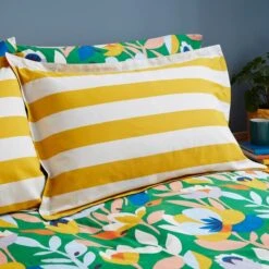 Elements Fieldsley Multicoloured Cotton Duvet Cover And Pillowcase Set 38 Elements Fieldsley Multicoloured Cotton Duvet Cover And Pillowcase Set -Elements 30903867 alt03